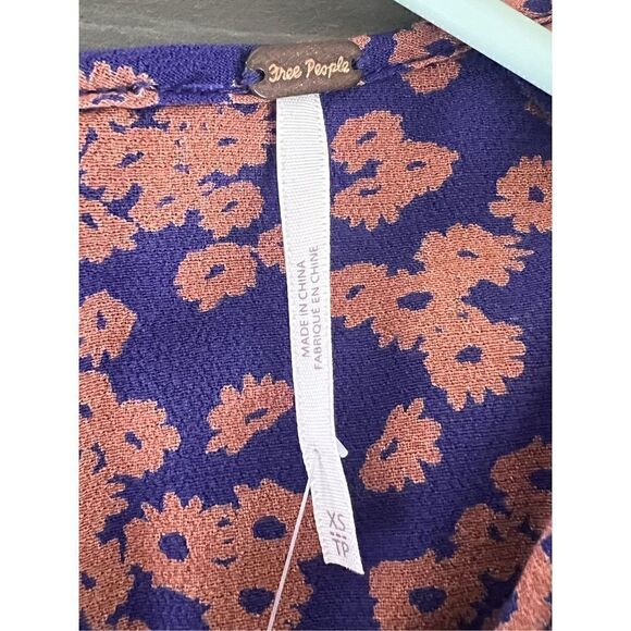 NWT Free People Like You Best Boho Festival Renaissance Mini Dress Size XS - Picture 11 of 13